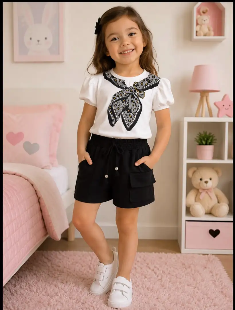 Conjunto Blusa e Short